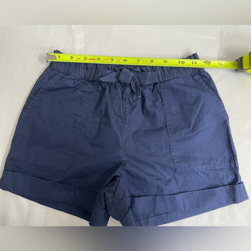 Polo Ralph Lauren Navy  Blue  Girls  Shorts     Size 8 100% Cotton - Picture 8 of 13
